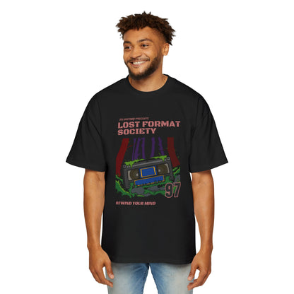 Lost Format Society VHS Heavy Oversized Tee
