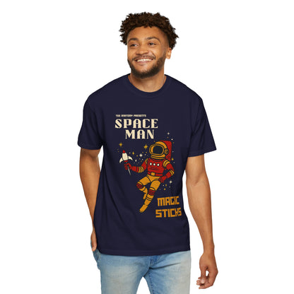 Space Man Magic Sticks Pop Art Tee