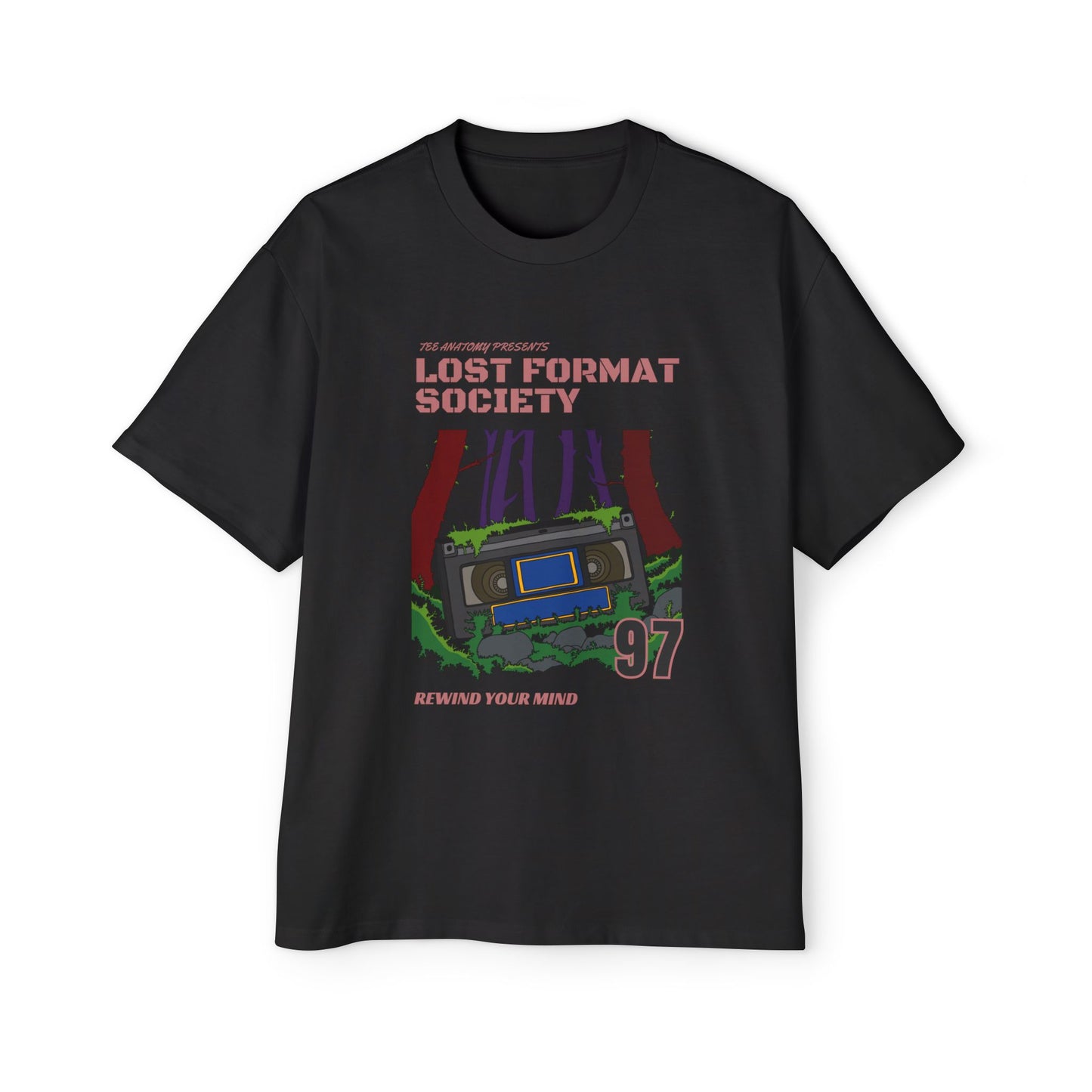 Lost Format Society VHS Heavy Oversized Tee