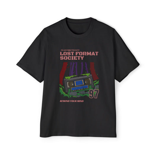 Lost Format Society VHS Heavy Oversized Tee